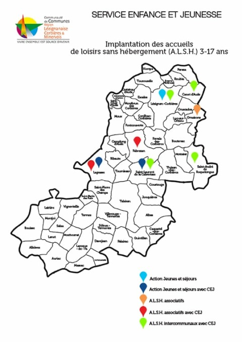 Implantation des multi-accueils et  ALSH sur le territoire communautaire