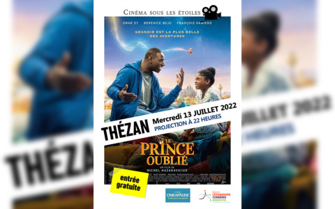 Cinéma sous les étoiles à Thézan