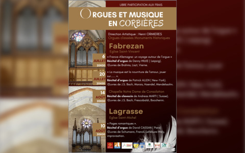 Orgues et Musique en Corbières – Fabrezan