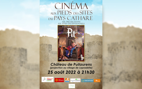 Cinéma au pied du Château de Puilaurens