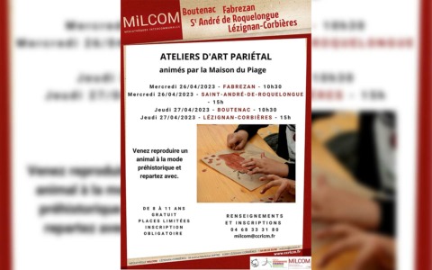 Atelier d’art pariétal – Fabrezan