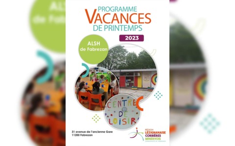 Programme des vacances de printemps – ALSH de Fabrezan