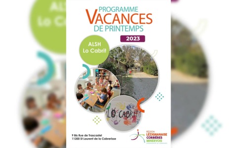 Programme des vacances de printemps – ALSH Lo Cabrit