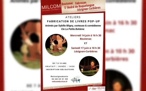 Ateliers Livres Pop-Up – Lézignan-Corbières