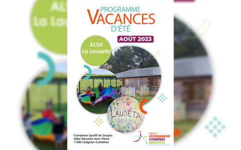 Programme des vacances d’été – ALSH de Lézignan-Corbières – Août 2023