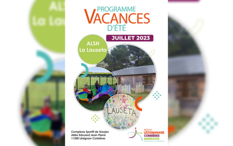 Programme des vacances d’été – ALSH de Lézignan-Corbières – Juillet 2023