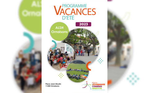 Programme des vacances d’été – ALSH d’Ornaisons