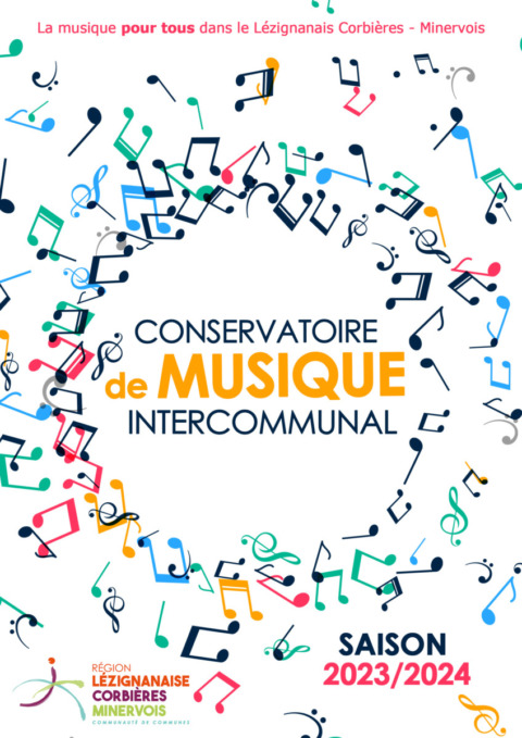 Brochure du conservatoire intercommunal – 2023 – 2024