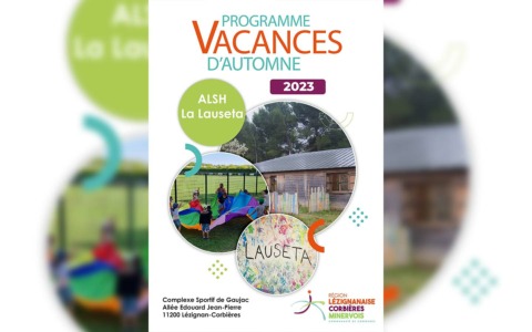 Programme des vacances d’automne- ALSH La Lauseta