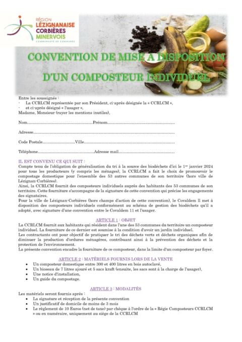 Convention composteur – 53 communes