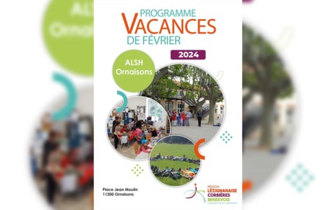 Programme des vacances de Février – ALSH d’Ornaisons