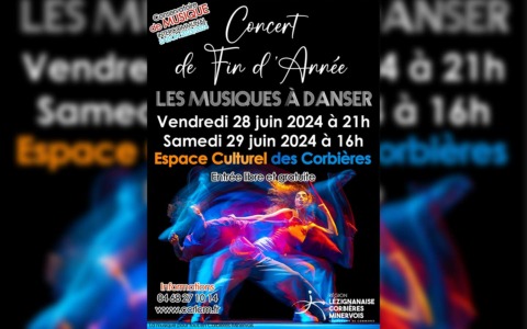 Les Musiques à Danser – Concert de fin d’année