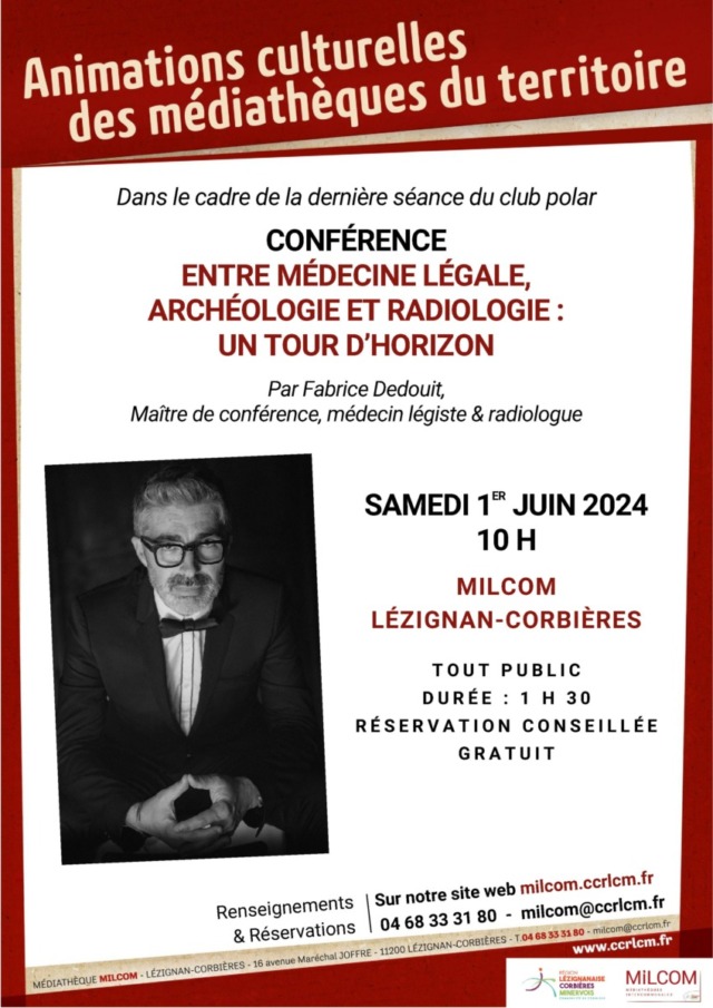 Affiche Conférence polar