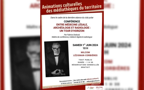 Conférence – Entre médecine légale, archéologie et radiologie