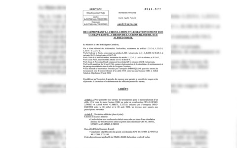 Arrêté de la mairie de Lézignan – Règlementation de la circulation